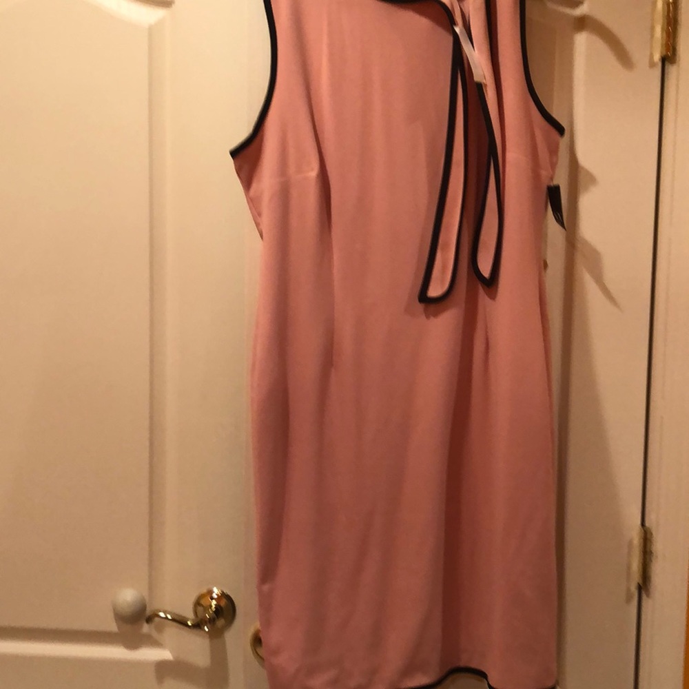 A beautiful black & pink dress. Brand new.